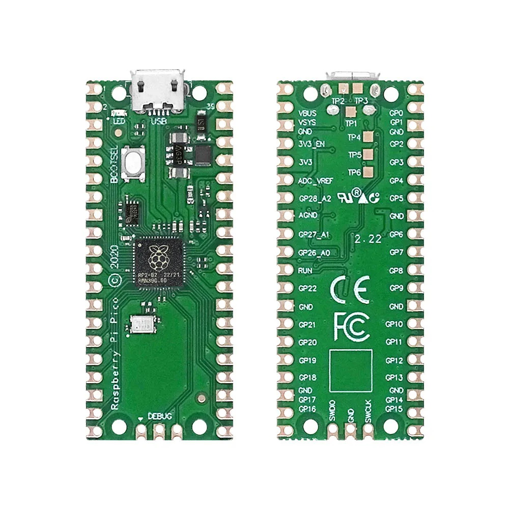 Raspberry Pi Pico Board RP2040 PICO W Dual-Core 264 KB ARM Low-Power-Mikrocomputer