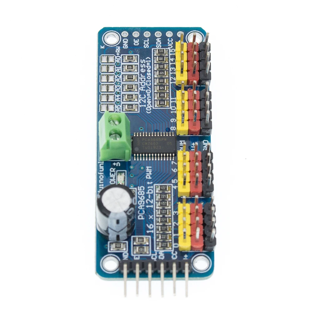 PCA9685 16 Kanal 12-Bit PWM Servomotor Treiber I2C Modul Roboter – Bild 2