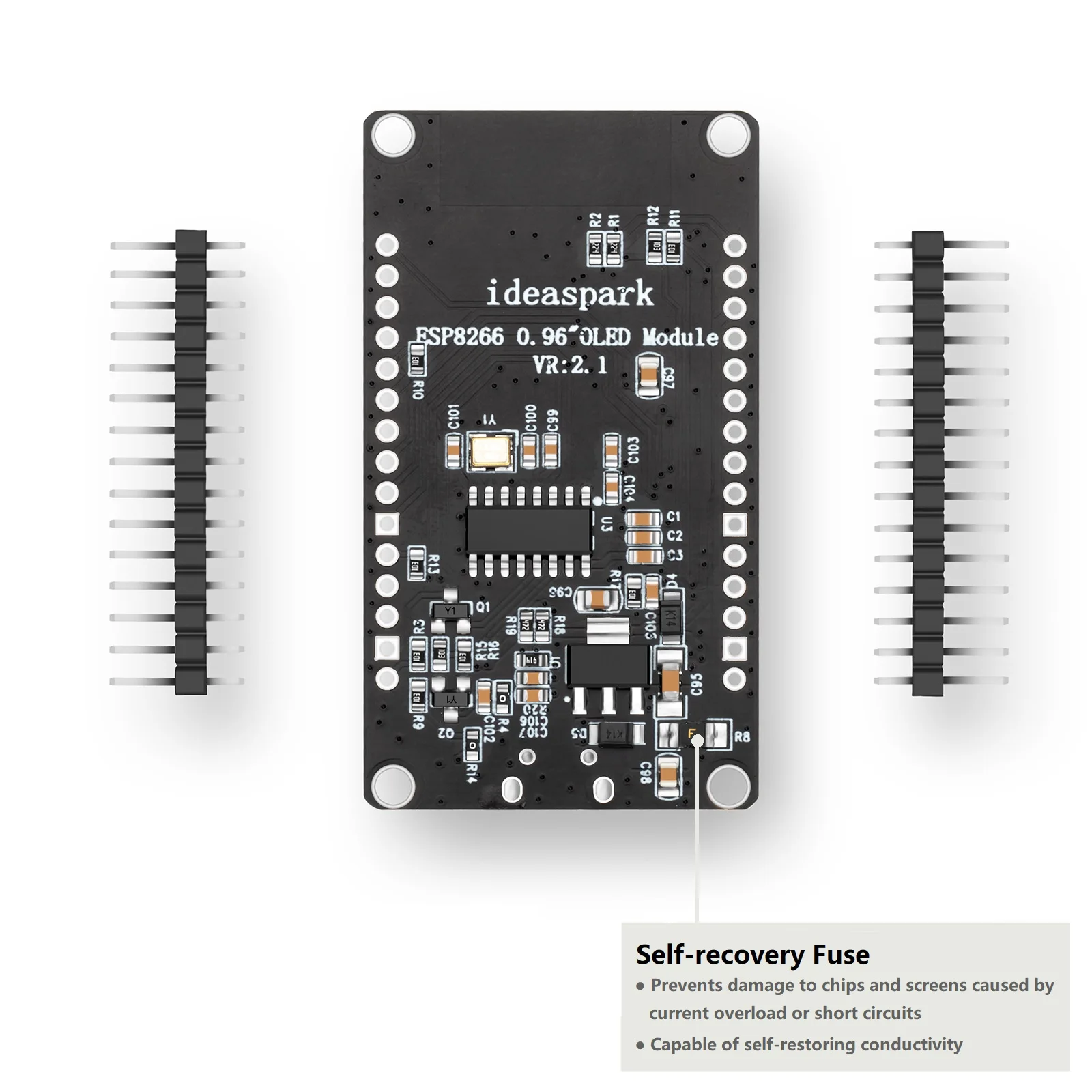 NodeMCU ESP8266 Entwicklungsboard mit 0,96'' OLED-Display, CH-340 – Bild 6