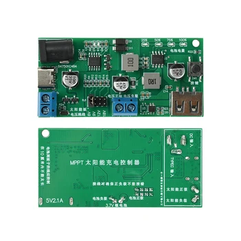 DC 5-18V 2,5A MPPT Solar-Laderegler-Platine mit 5V 2,1A USB-Ausgang für 10-30W Solarmodule und 3,7V 18650