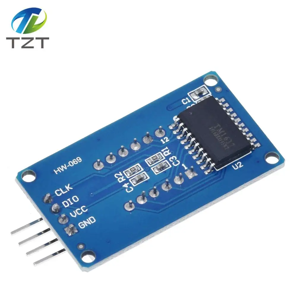 TZT TM1637 LED-Anzeigemodul für Arduino 7-Segment 4-Bit 0,36 Zoll Uhr – Bild 5