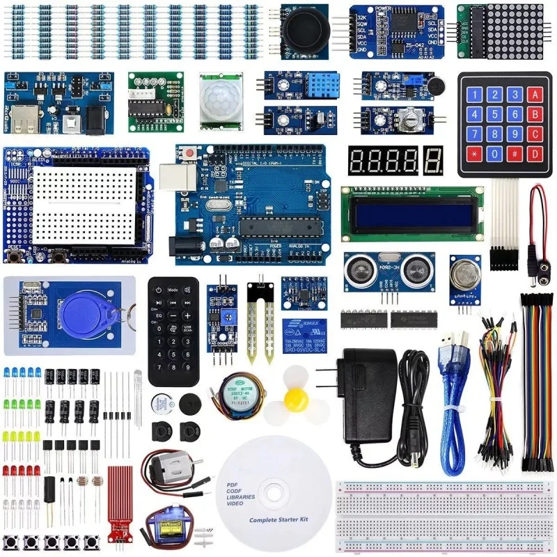 Vollversion Starter Learning Kit für Arduino Programmierprojekt DIY Elektronik Labor Smart Beginner Kit