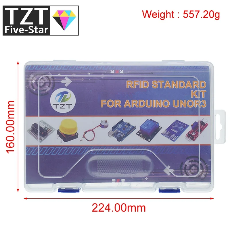 TZT RFID-Starter-Kit für Arduino UnoR3 - UnoR3 Breadboard und Halter – Bild 4