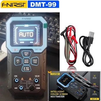 FNIRSI ® DMT99 Digitalmultimeter 9999 zählt Smart Professional Tester 1000 V 10 A True RMS Auto Range AC DC