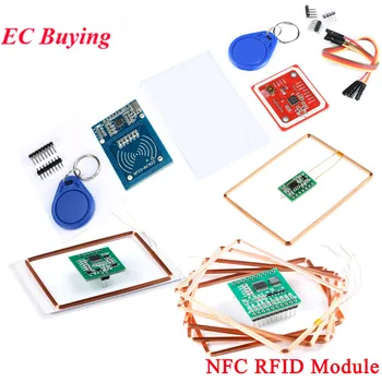 NFC-RFID-Modul RC522 MFRC-522 PN532 RDM6300 Kits S50 13,56 MHz 125 kHz 6 cm mit Tags SPI Write Read