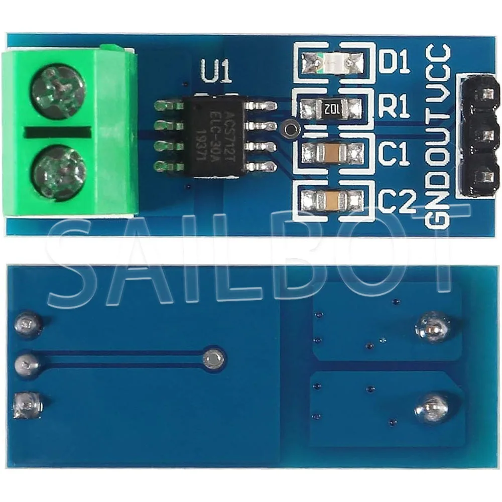 ACS712 5A 20A 30A Hall Strom Sensor Modul ACS712 Modell Für Arduino AC – Bild 6