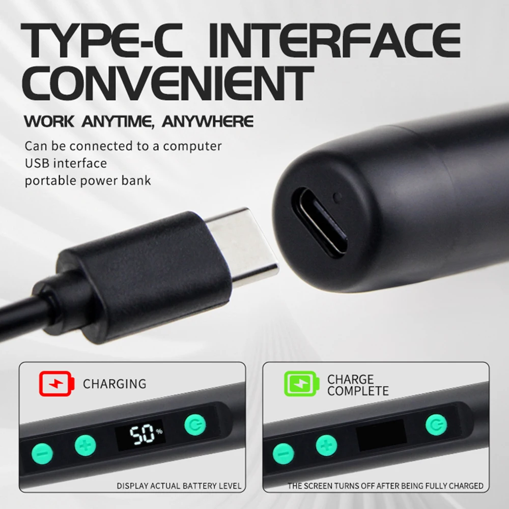USB-Lötkolben Mini-Lötkolben-Set Digitale Typ-C-Schnittstelle – Bild 2