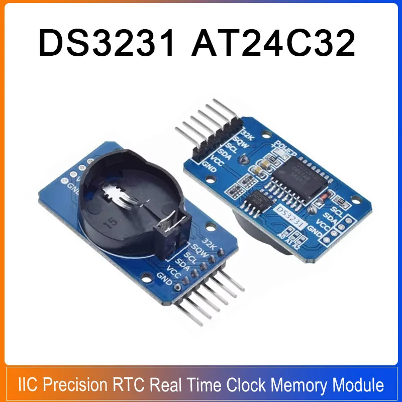 DS3231 AT24C32 Präzisionsuhrmodul IIC-Modul RTC Echtzeit-Speichermodul für Arduino