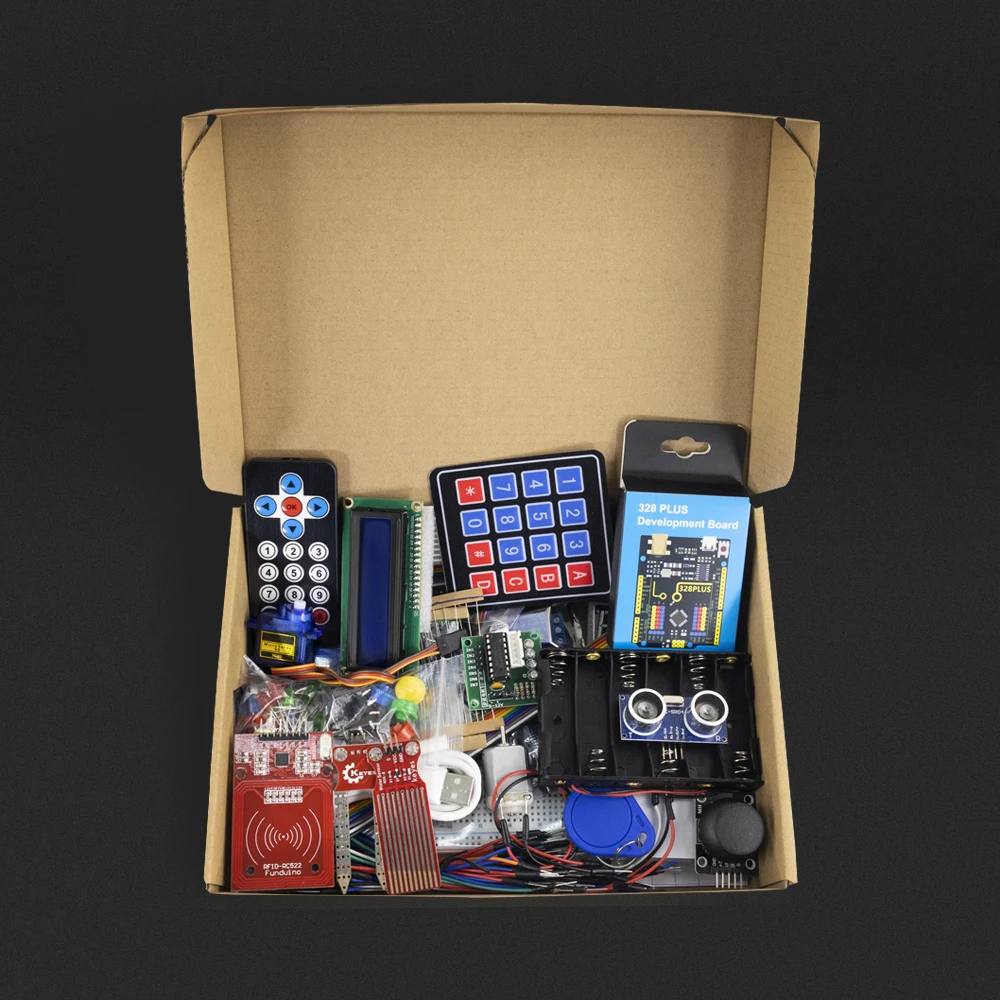 KEYES Komplettes Starter-Kit, Programmier-Lern-Kit + 40 Projekte für Arduino UNO R3 Starter-Kit