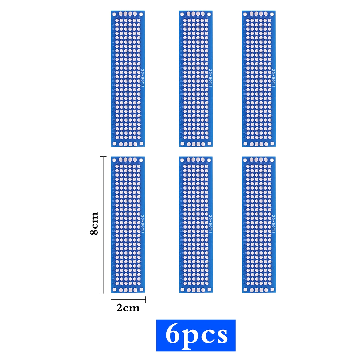 PCB Circuit Prototyping Board Double Side Prototype Boards DIY Universal Printed Perfboard Electronic Kit