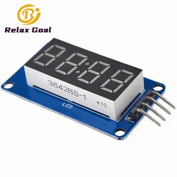 TM1637 LED-Anzeigemodul, 7 Segmente, 4 Bits, 0,36 Zoll Uhr, LED-Anode, digitale Röhre, vier serielle