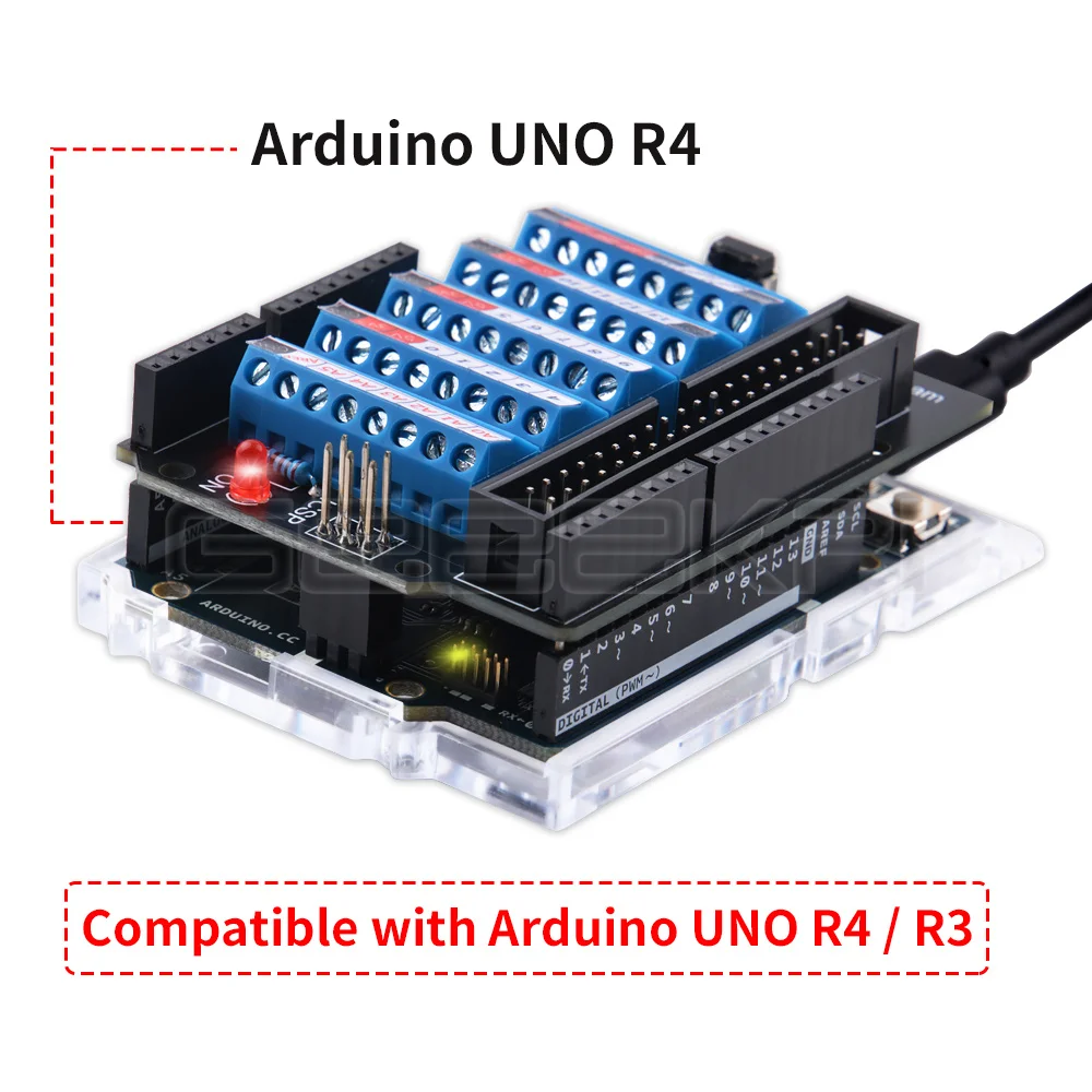 Arduino UNO Schraube Terminal Hut Pre-gelötet ICSP Pin Header Käfig – Bild 6
