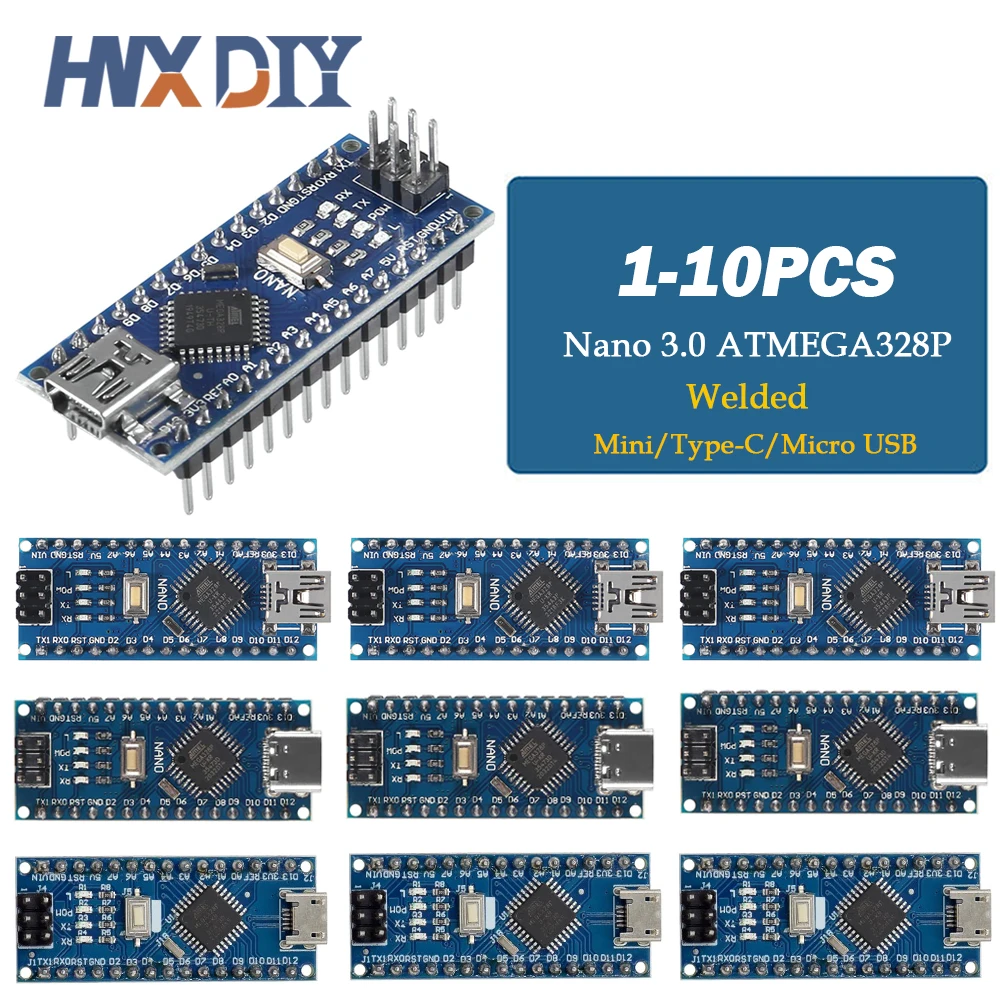 Nano V3.0 Micro Controller Modul ATmega328P Modul Nano Board CH340 USB – Bild 3