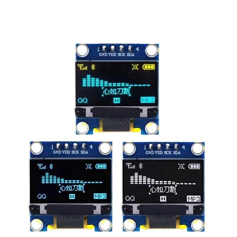 0,96 Zoll SSD1306 OLED-Display 128x64 IIC I2C Serielles – Bild 4