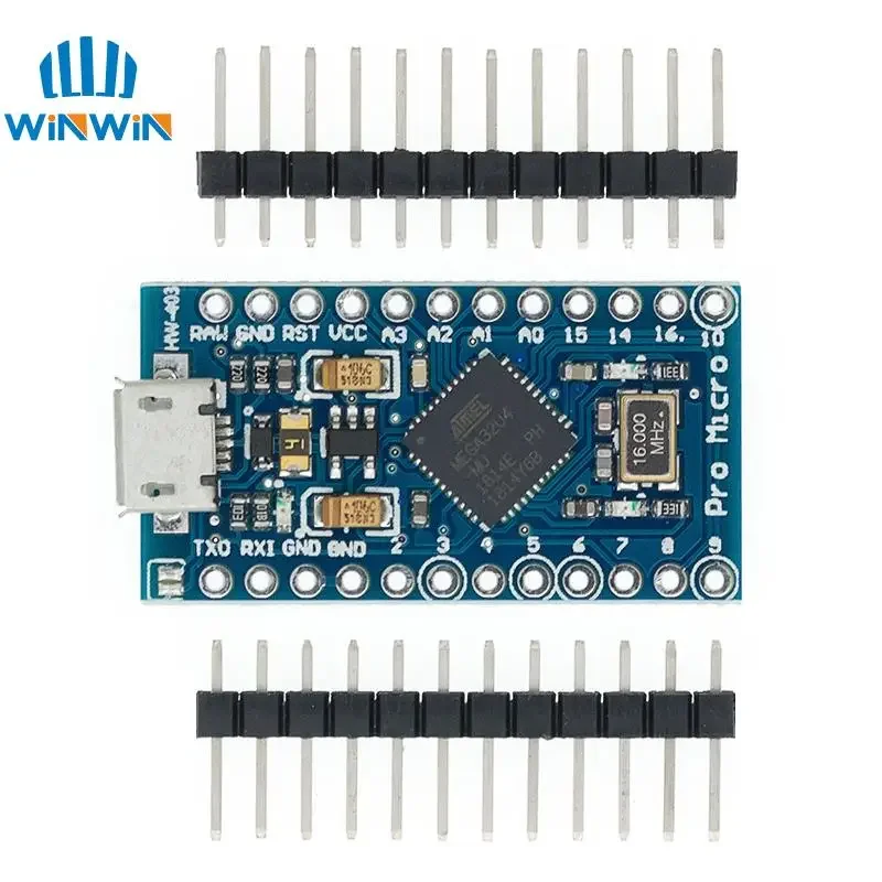 Pro Micro ATMEGA32U4 5V/16MHZ Modul Mit dem Bootloader für Arduino – Bild 3