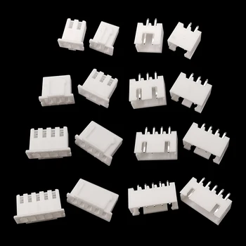 JST XH 2,54 2/3/4/5Pin Männlich Weiblich Material Stecker Führt Pin Header gehäuse Terminal (100 Stück)