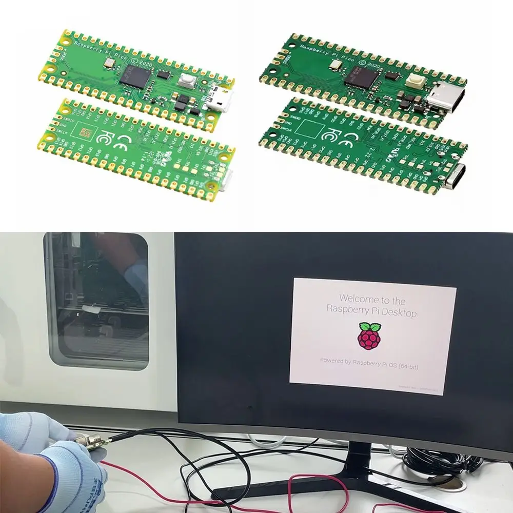 Raspberry Pi Pico Entwicklungsboard, Pico oder Pico H mit Pin-Header – Bild 5