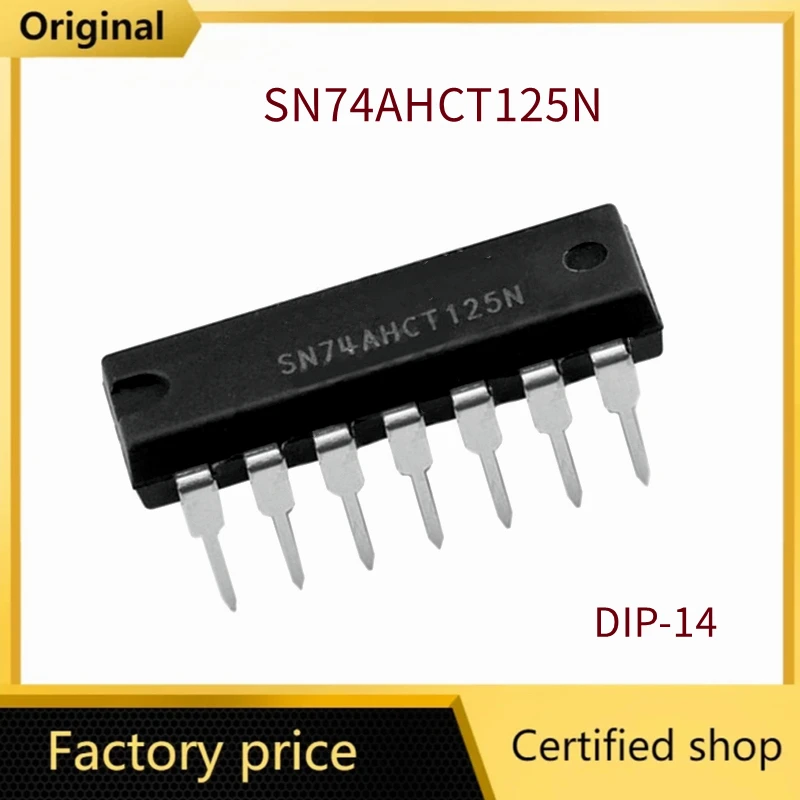 SN74AHCT125N 74AHCT125N 74AHCT125 In-line DIP-14 logik IC chip