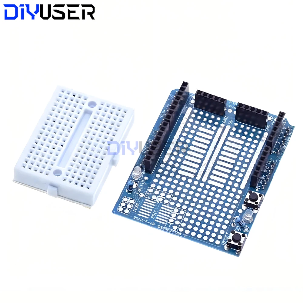 Ardniuo UN0 Proto Shield Erweiterungsboard-Kit mit Mini-Steckbrett – Bild 3
