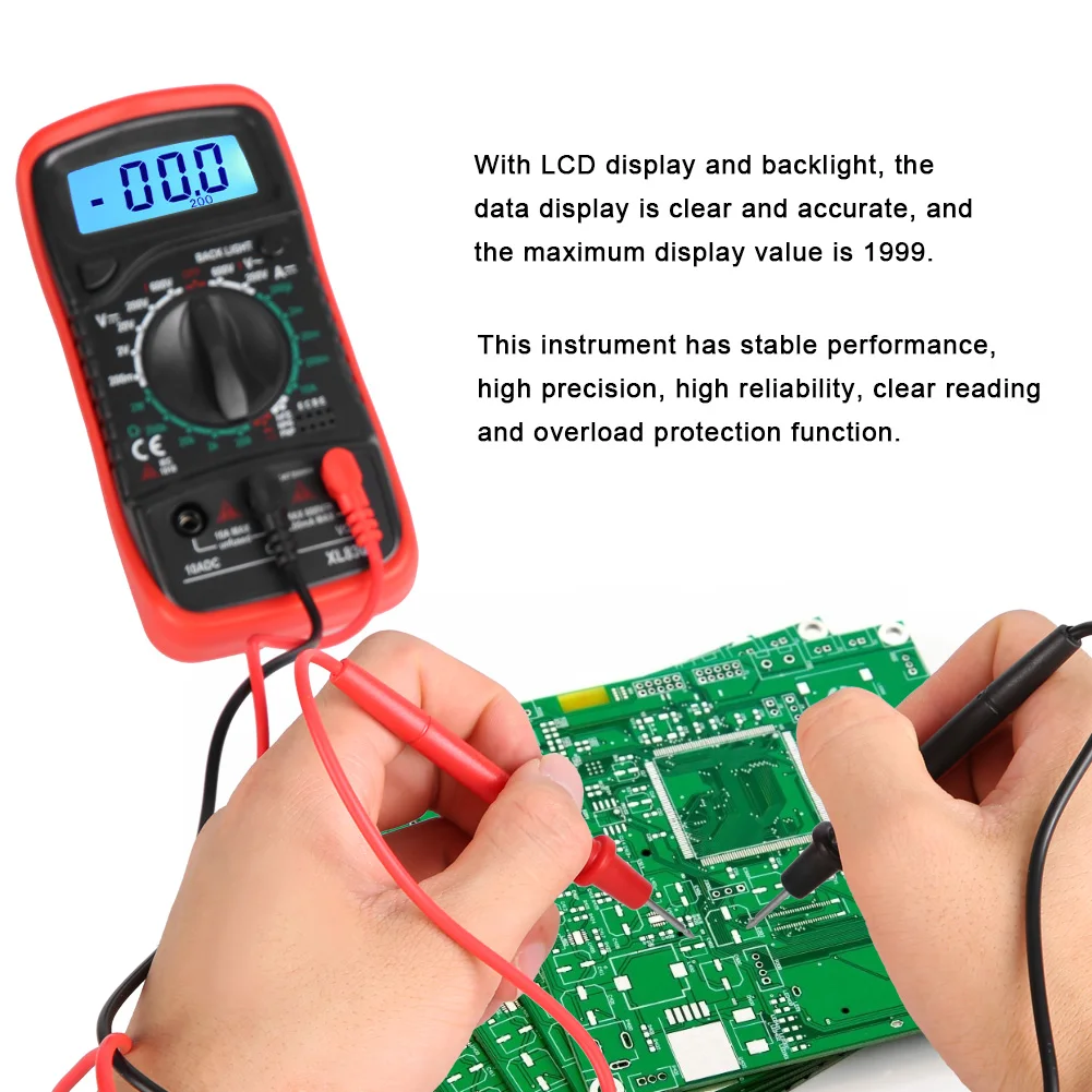 Digitales Multimeter XL830L Handgehaltenes LCD-Digitalmultimeter – Bild 3