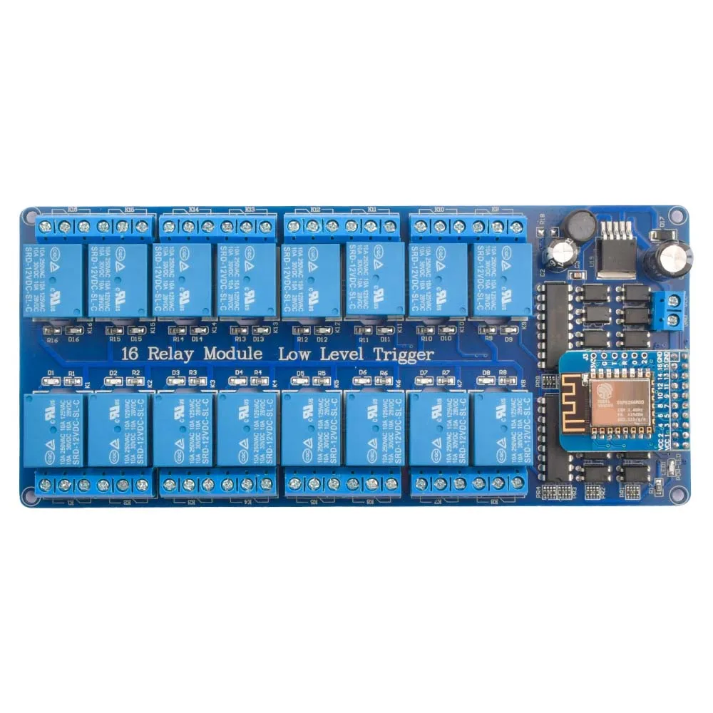 DC5V 12V 16 Kanal Wifi Relais Modul Onboard ESP8266 WIFI Modul – Bild 4