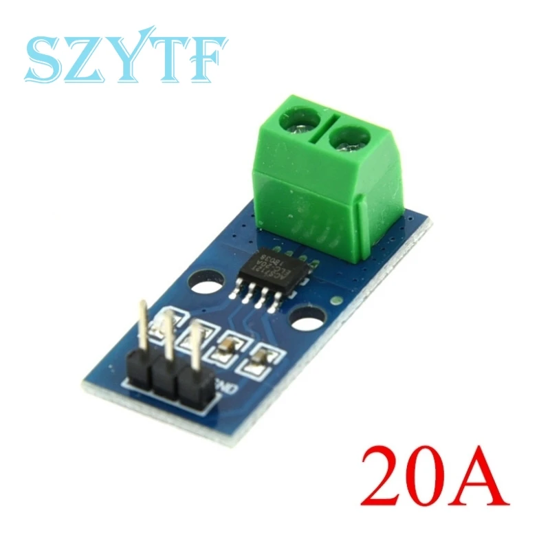 Hall-Stromsensor-Modul ACS712 Modul 5A 20A 30A Hall-Stromsensor-Modul – Bild 3