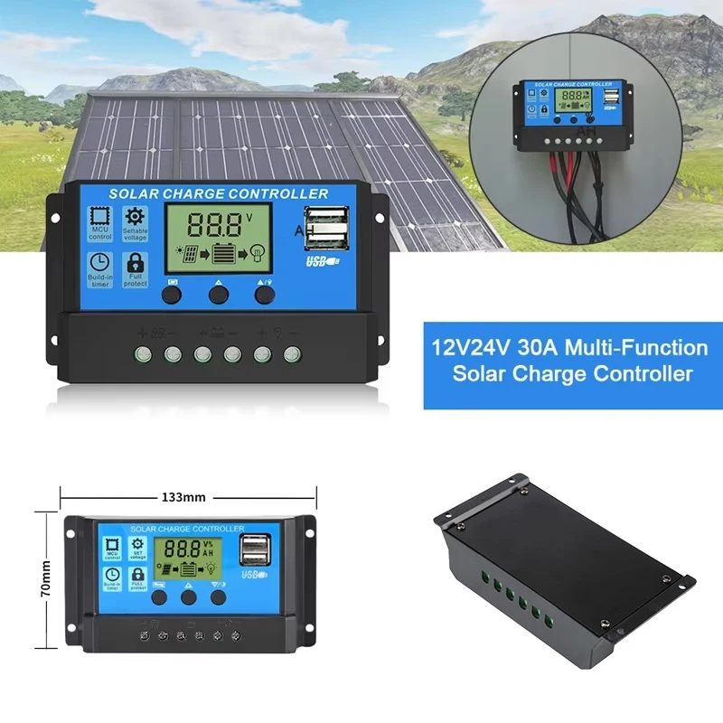 1000W Solarpanel 12V Solarzelle mit 60A 100A Controller Solarladung – Bild 6