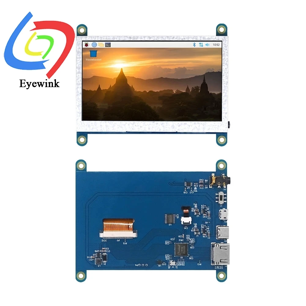 4,3 Zoll Raspberry Pi HDMI-Bildschirm mit USB-Kapazitivem Touchscreen – Bild 4