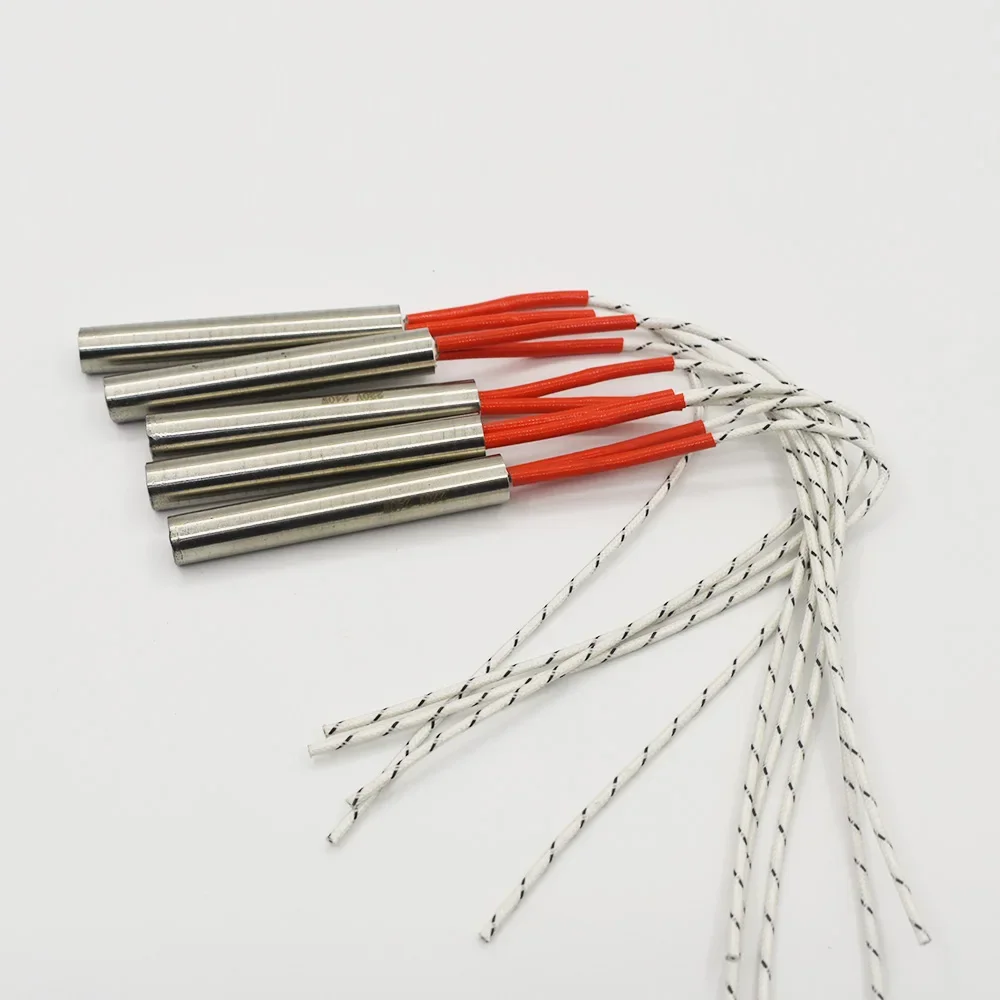 Edelstahl 220 V 6 mm Rohrdurchmesser Formpatrone Heizung (5 Stück) – Bild 3