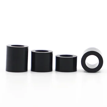 M3 M4 M5 M6 M8 M10 schwarzes ABS ohne Gewinde, ausgehöhlter Nylon-Abstandshalter, runde hohle
