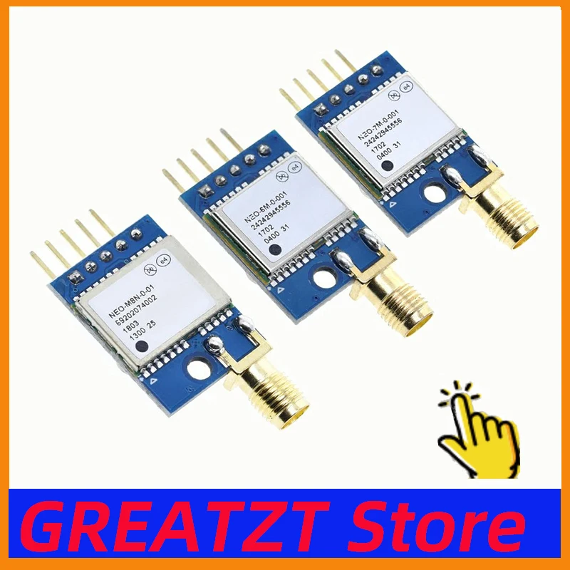 GREATZT Neo-6m Neo-7m Doppelseitiges GPS-Mini-Modul Neo-m8n Satellitenpositionierungs-Mikrocontroller SCM MCU