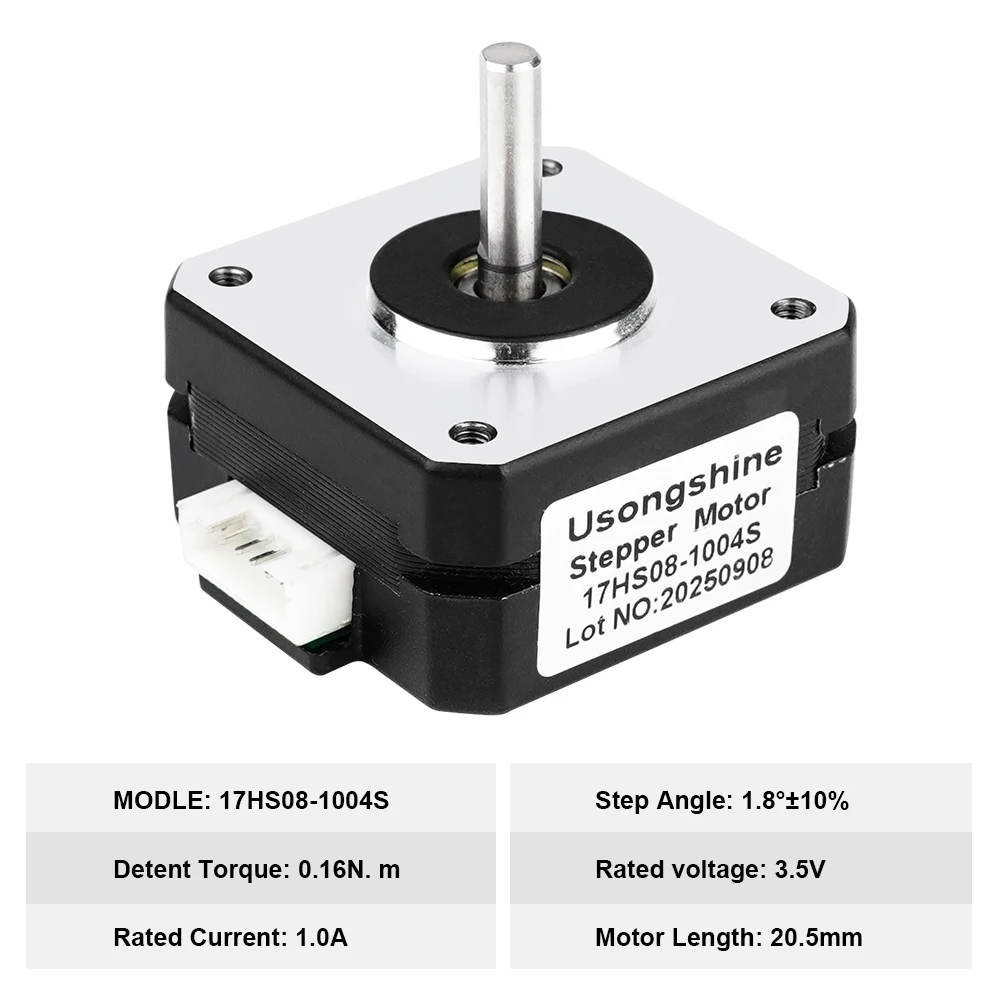 Nema17 Schrittmotor 20mm 1A 16N.cm 42 Kurzschrittmotor 4-Leiter – Bild 3