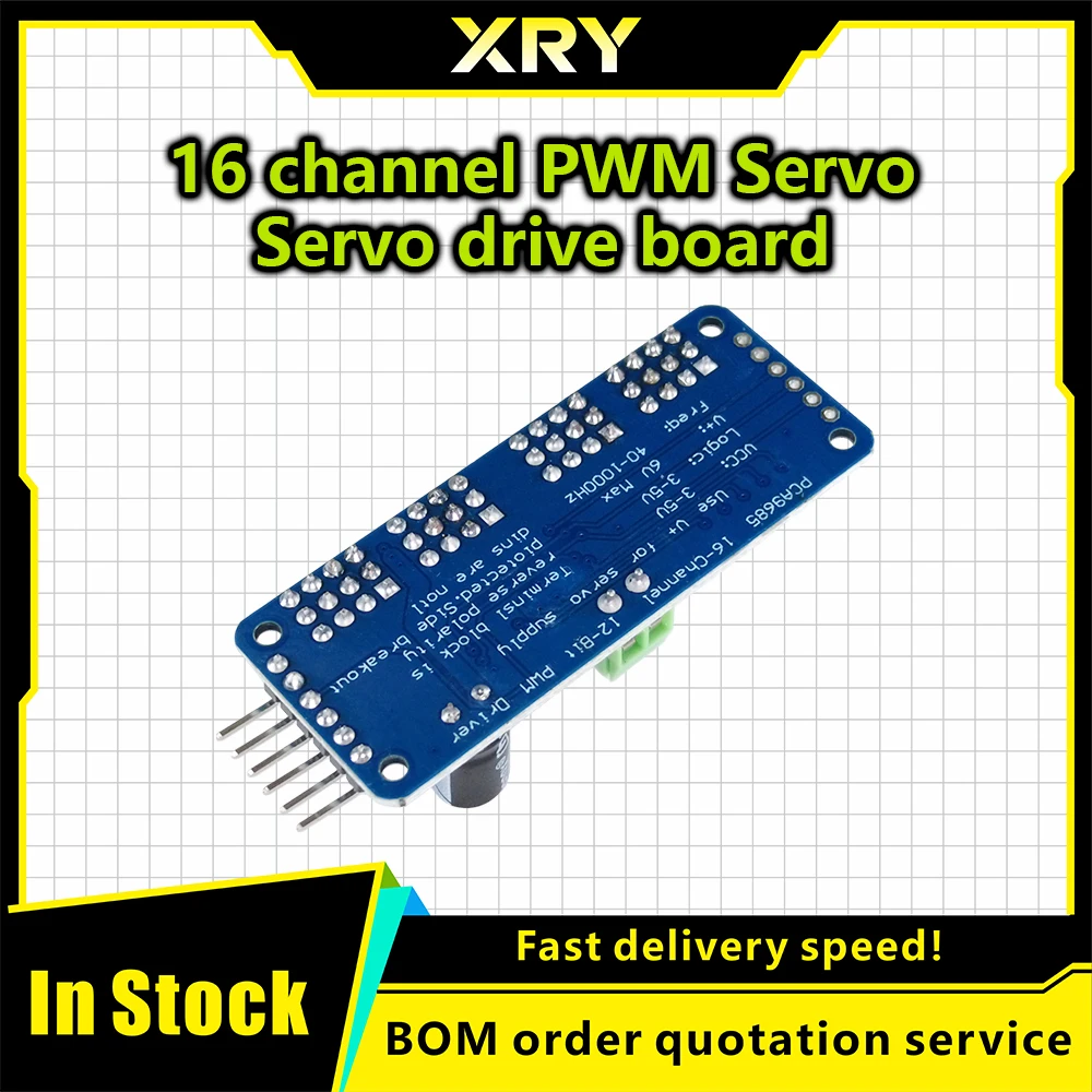 XRY PCA9685PW 16 Kanales 12 Bits PWM/Servo Driver-I2C Interfaz PCA9685 – Bild 4