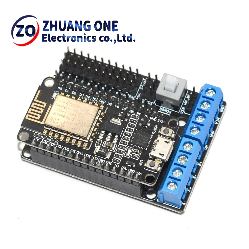 NodeMCU Motor Shield Board L293D für ESP-12E von ESP8266 ESP 12E Kit – Bild 2
