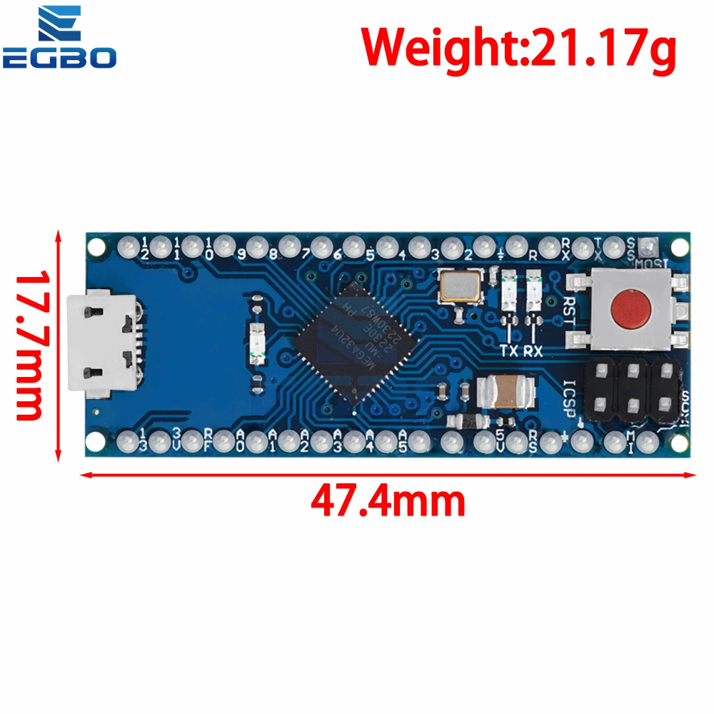 ATmega32u4 5V 16Mhz Expansion Board Modul Für Arduino Micro Kompatibel – Bild 4
