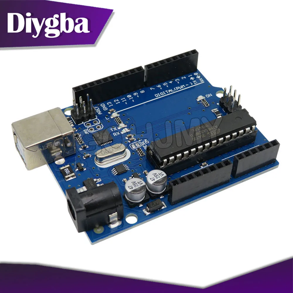 UNO R3 ATMEGA16U2+MEGA328P Chip für Arduino UNO R3 Entwicklungsboard + USB-KABEL DIYGBA