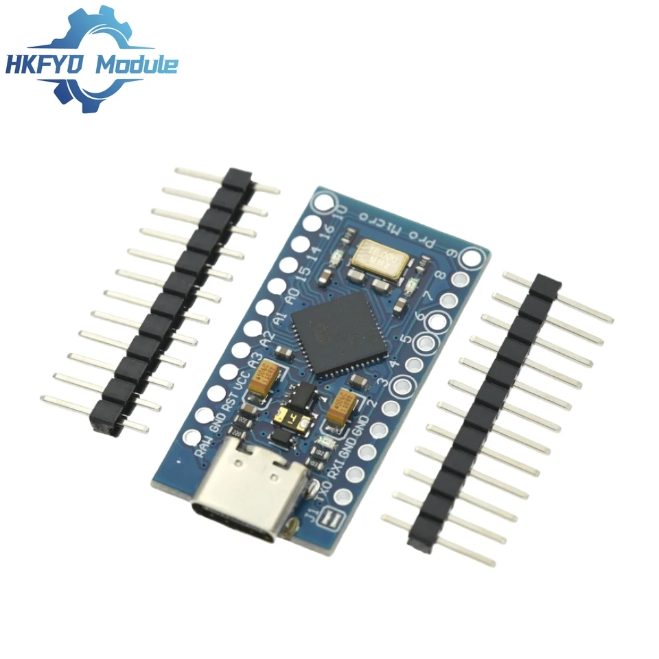 Pro Micro ATmega32U4 5V 16MHz Chip Ersetzen ATmega328 Für Arduino Pro mini Mit 2 Reihe Pin Header Für UNO R3