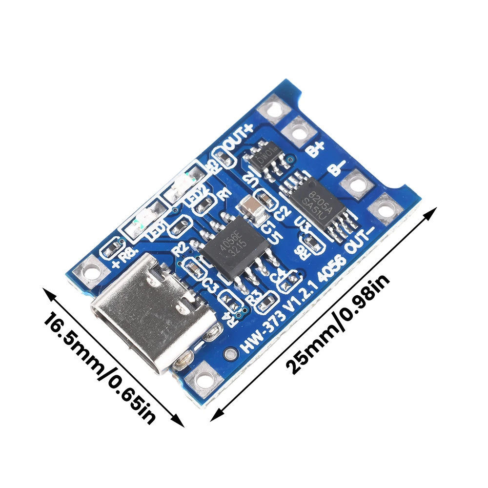 TP4056 Typ-C USB 5V 1A 18650 Lithium-Batterie-Ladegerät TP4056 Modul – Bild 6