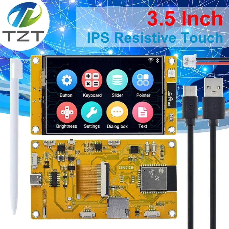 3,5 Zoll LCD TFT Modul ESP32 LVGL WLAN & Bluetooth Anzeigemodul 240*320 Smart Display Bildschirm