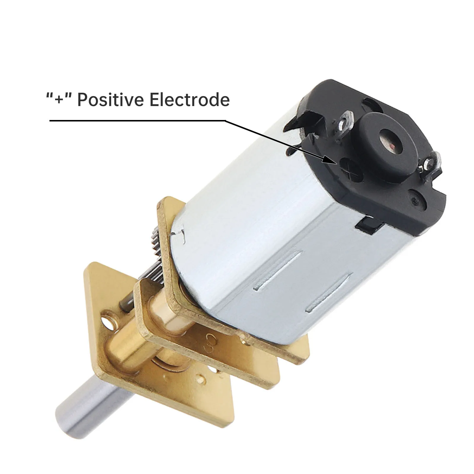 DC 3/6/12V N20 Mini Micro Metallgetriebemotor mit Zahnrad – Bild 3
