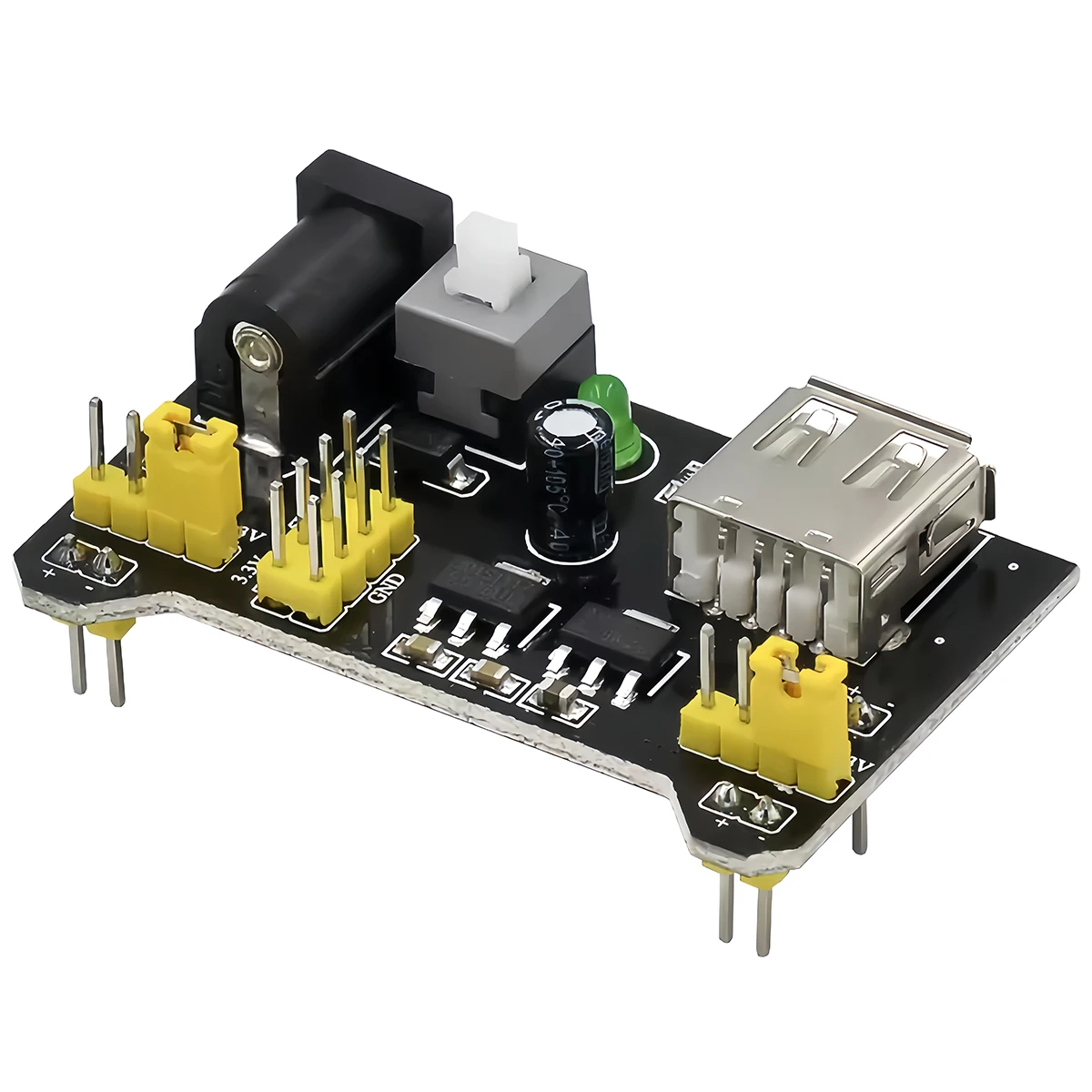 MB102 3,3V 5V Breadboard-Stromversorgungsmodul für Arduino-Board – Bild 4