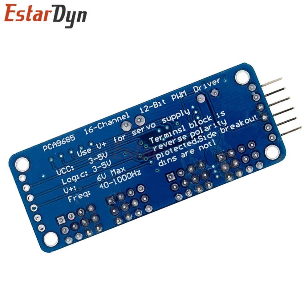 Estardyn PCA9685 16-Kanal 12-Bit PWM Servo-Treiber I2C-Schnittstelle – Bild 2