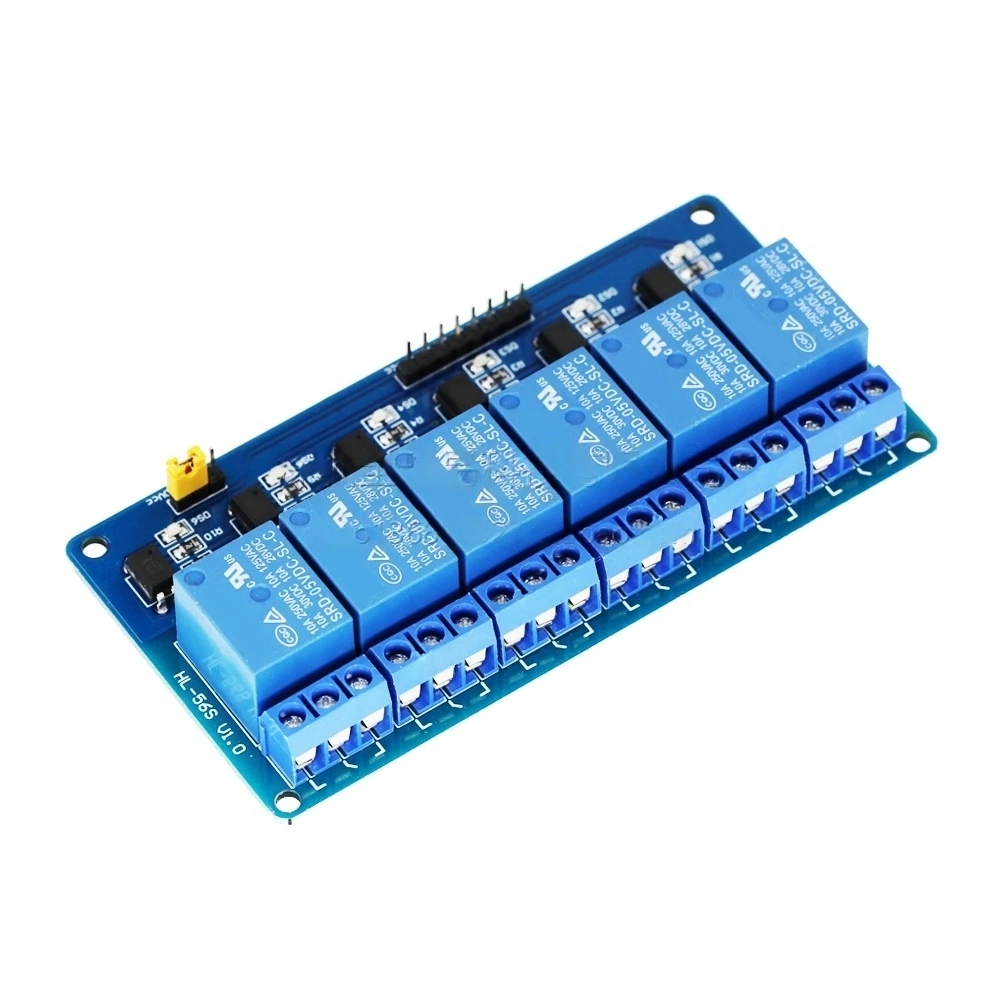 DC 5V 12V 1 2 4 6 8-Wege-Relaismodul für Arduino 1 2 4 6 8 Kanal – Bild 6