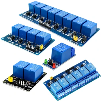 DC 5V 12V 1 2 4 6 8-Wege-Relaismodul für Arduino 1 2 4 6 8-Kanal-Relaismodul mit Optokoppler High