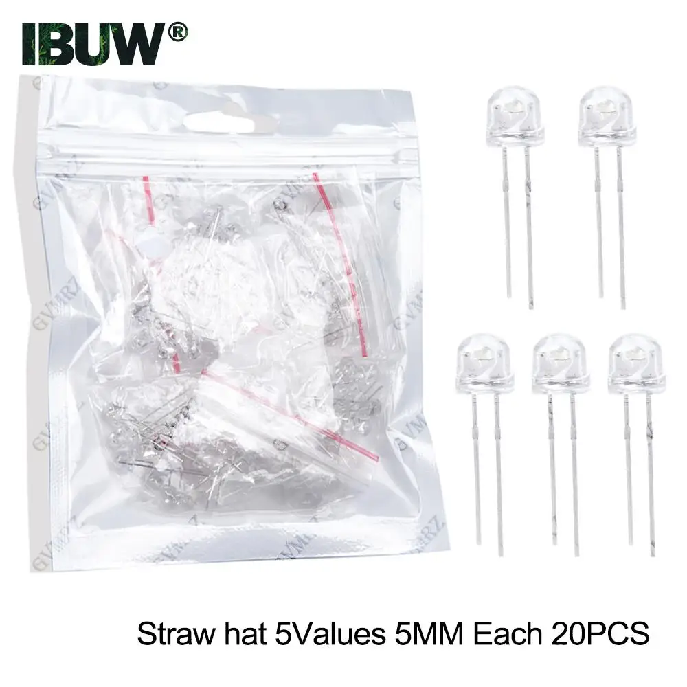 3MM 5MM Leuchtdioden Elektronik-Kit F3 F5 LED-Dioden-Sortiment-Kit – Bild 5