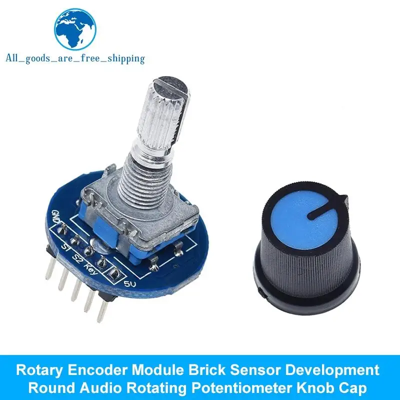 360-Grad-Drehgebermodul Drehpotentiometer Analoges Knopfmodul – Bild 5