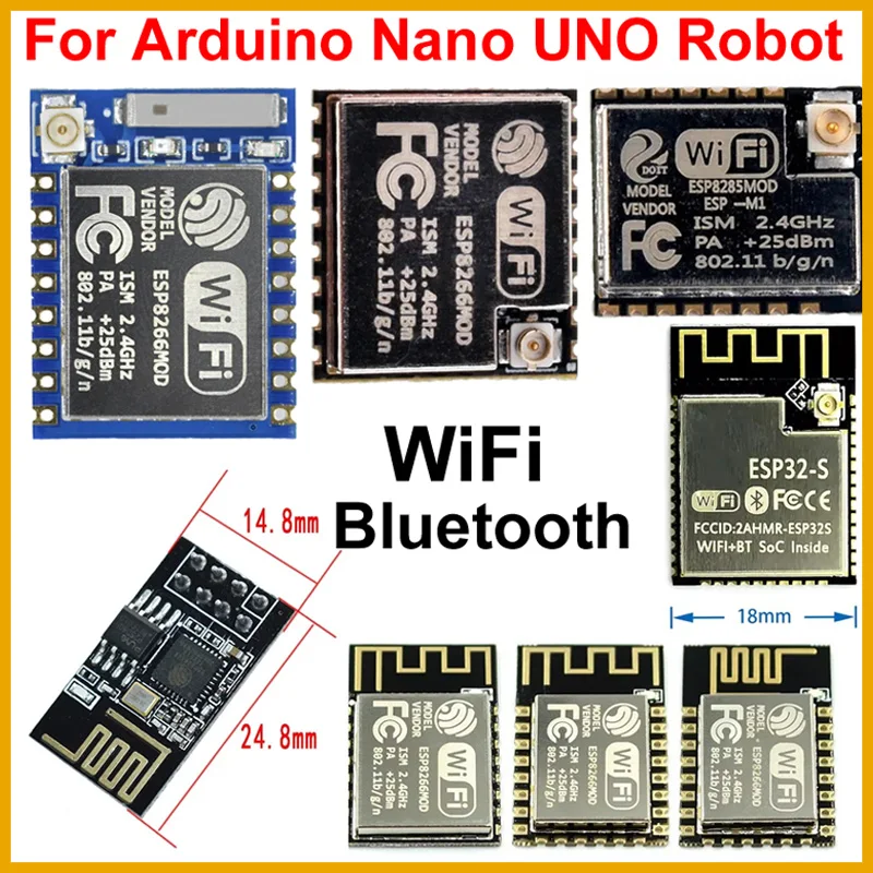 ESP32 ESP-32S ESP-12E ESP-12F ESP-12S ESP-01S ESP-07 07S ESP01 M1 ESP8266 Drahtloses WiFi Bluetooth Modul PCB