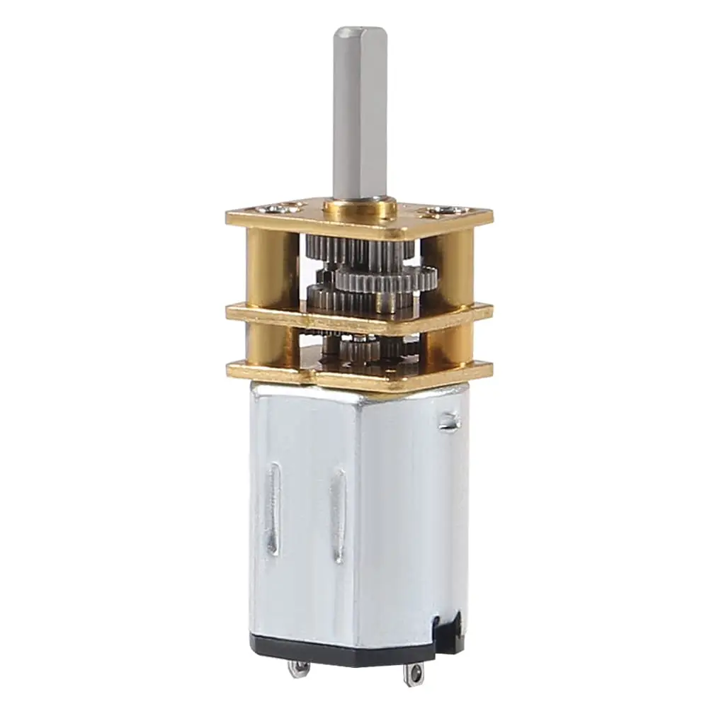 DC 3V 30RPM Drehzahlreduzierungsmotor N20 3mm Welle Mini Metallzahnrad Getriebemotor mit Vollmetallgetriebe