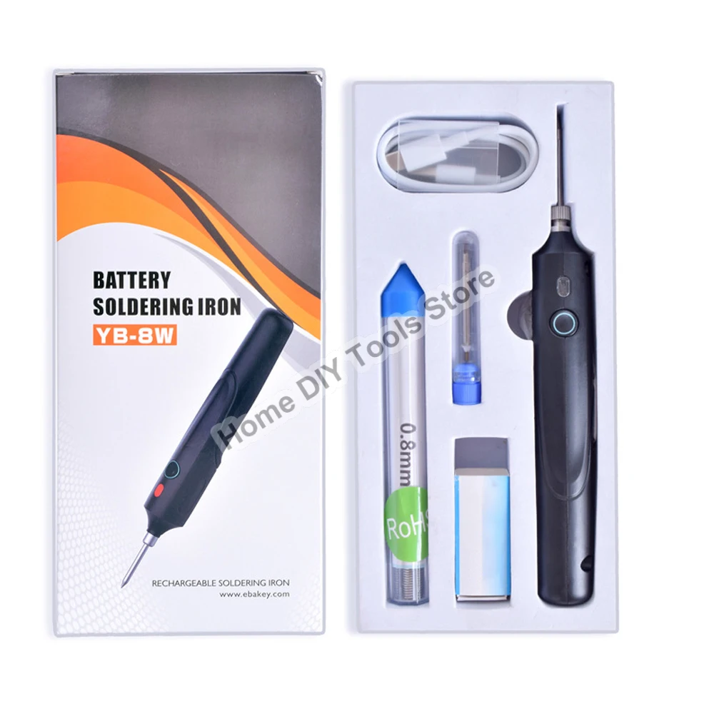 8W USB-Lötkolben-Set mit einstellbarer Temperatur Keramik kern Heizung – Bild 6