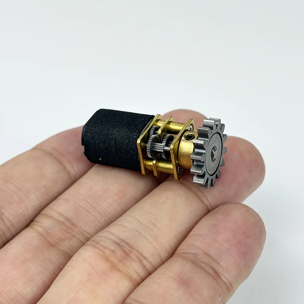 DC 3V 5V 6V 48RPM-96RPM Mini N20 Vollmetall-Getriebemotor mit großem Drehmoment und 14T großem Zahnrad